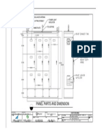 Panel Parts and Dimension: Shop Drawing