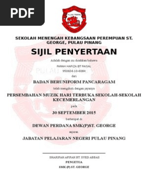 Sijil Penyertaan 1 A