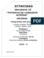 Potencia en corriente alterna: medición de potencia activa, reactiva y aparente