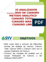 Curso Analizador de Cianuro Total-Wad