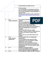 Checklist OHSAS Audit