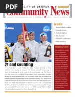 Download April 2010 Community News by University of Denver SN29241562 doc pdf