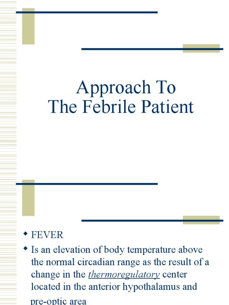 Understanding Febrile Responses and Management | PDF