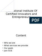 International Institute of Certified Innovators and Entrepreneurs