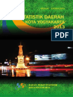 Statistik Daerah Kota Yogyakarta 2013