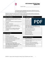 PRESTASI Application Form