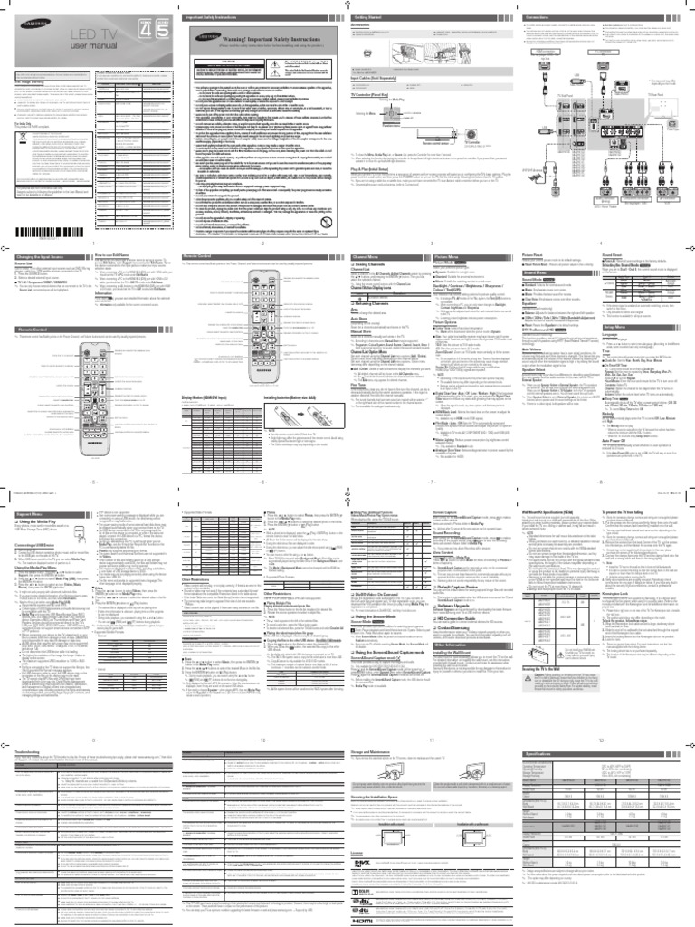 TV Manual | PDF | Business