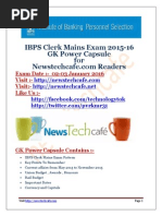 Download Wwwnewstechcafecom IBPS Clerk 2015-16 GK Capsule by Newstechcafe SN292428011 doc pdf