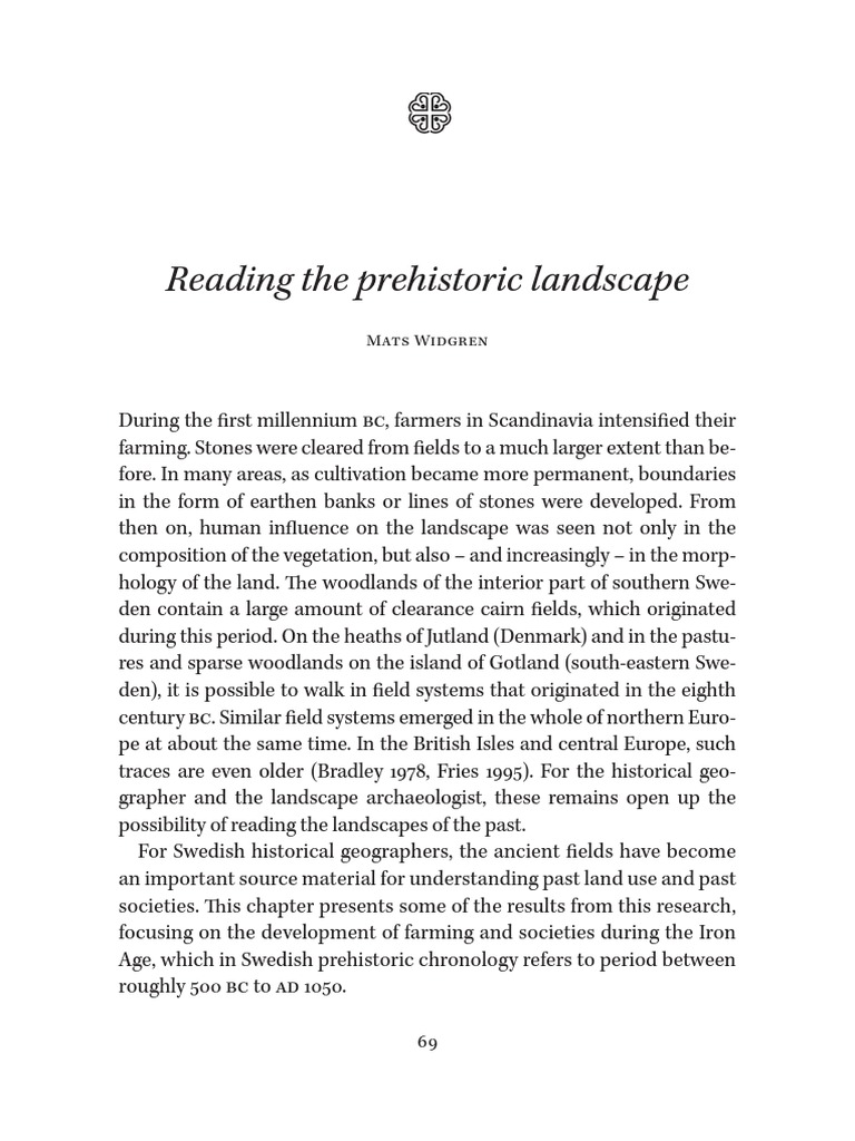 Reading The Prehistoric Landscape | PDF | Plough | Landscape