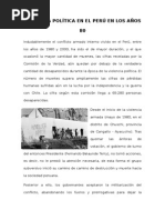 Violencia Política en El Perú en Los Años 80 (1)