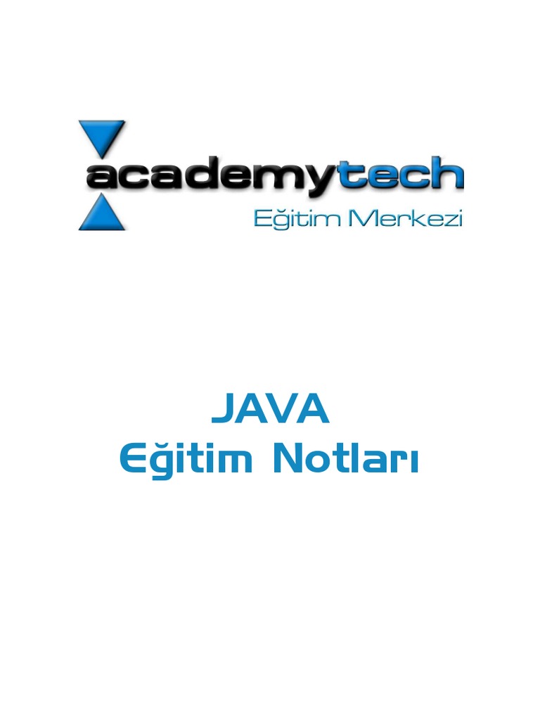 Java Ders Notları | PDF