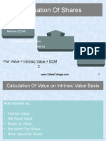 Valuation of Shares