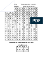 Matrices Atención Letras Numeros Simbolos Signos 1 1000 PDF