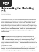 Rejuvenating the Marketing Mix