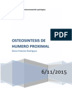 Osteosíntesis de Humero