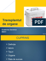Transplantul de Organe
