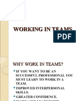 Working in Teams - Roy