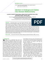 Water Tree Detection in Underground Cables