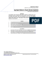 Resistive Touch Filtering(Texas Instruments)