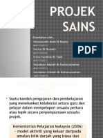 Pembelajaran Berasaskan Projek Sains