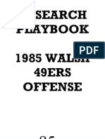 1985 San Francisco 49ers Offense - Bill Walsh