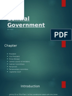 Central Government Structure and Powers Explained
