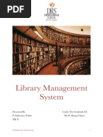 Project Report - Library Management System