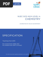 Wjec Gce Chemistry Spec From 2015