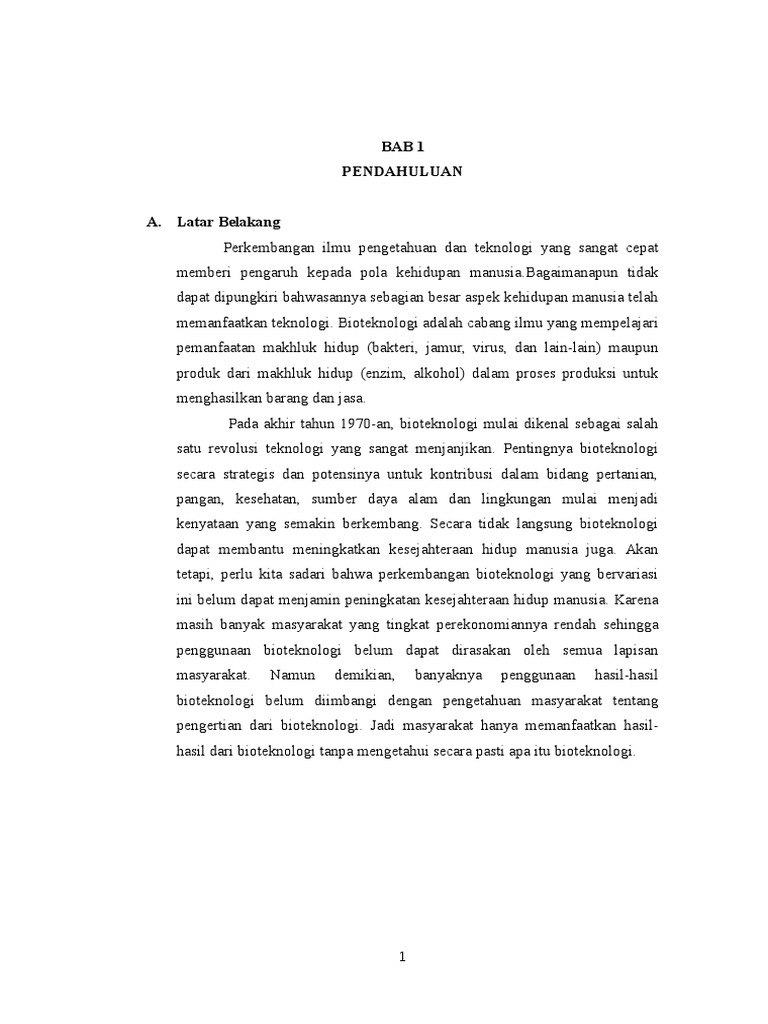 Makalah Bioteknologi