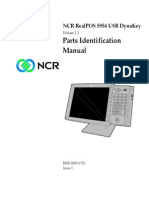 NCR RealPOS 5954 USB DynaKey Parts Identification Manual