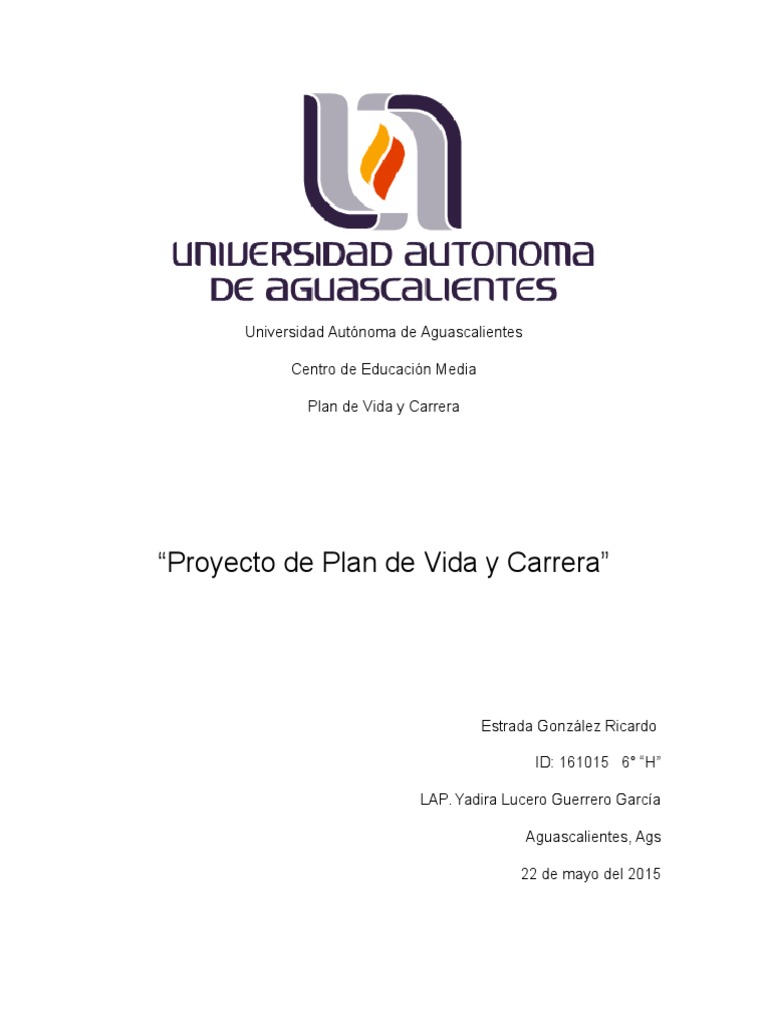 Plan de Vida y Carrera | PDF | Coche | Ingeniería
