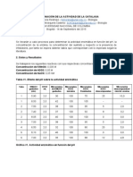 Determinación de La Actividad de La Catalasa