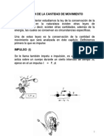 Conservacion de La Cantidad de Movimiento