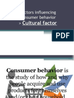 Cultural Factors