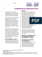 Guidelines On Completing Application Forms