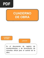 Cuaderno de Obra