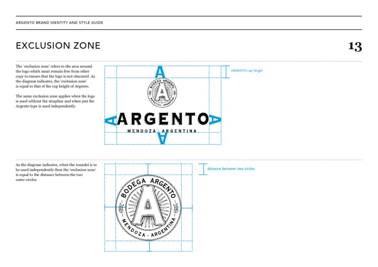 Argento Logo Exclusion Zone Guide | PDF