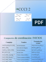 Compuestos de coordinación clásicos