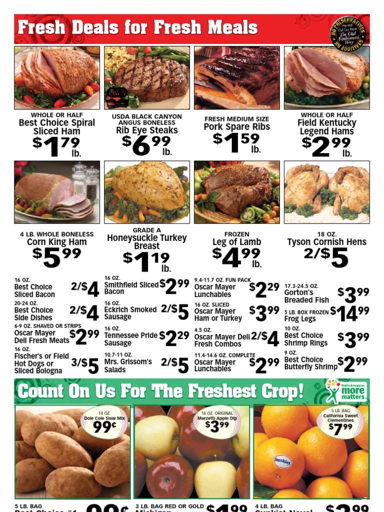 Fresh Deals For Fresh Meals Hot Plate Lunch Country Ham PDF