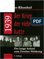 1939 - Der Krieg, Der Viele Väter Hatte: Der Lange Anlauf Zum Zweiten Weltkrieg