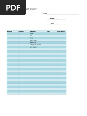 Monthly Expenses