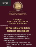 CH 2 - Courts and Alternative Dispute Resolution