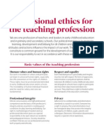 Professional Ethics For The Teaching Profession