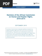 Case Digests Achpr 20151014