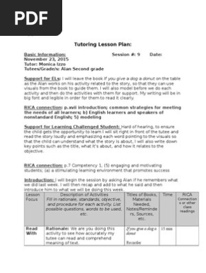 week 9 tutoring