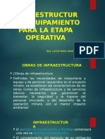 Infraestructura Equipamiento Etapa Operativa