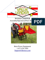 Value Leader Wood Chipper WC Series Manual