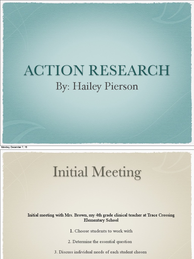 Action Research Final Presentation | PDF | Reading Comprehension ...