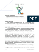 Presupuesto modulo 1