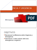 Emergencia y Urgencia